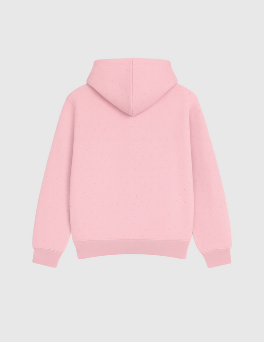 Baby Pink Crystal Hoodie