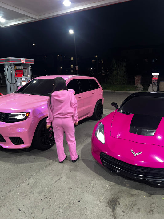 Magenta Crystal Hoodie