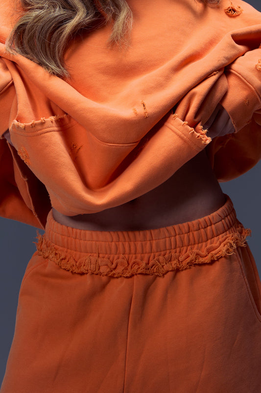 Orange Distress BP RAW ™ Hoodie (PRE-ORDER)