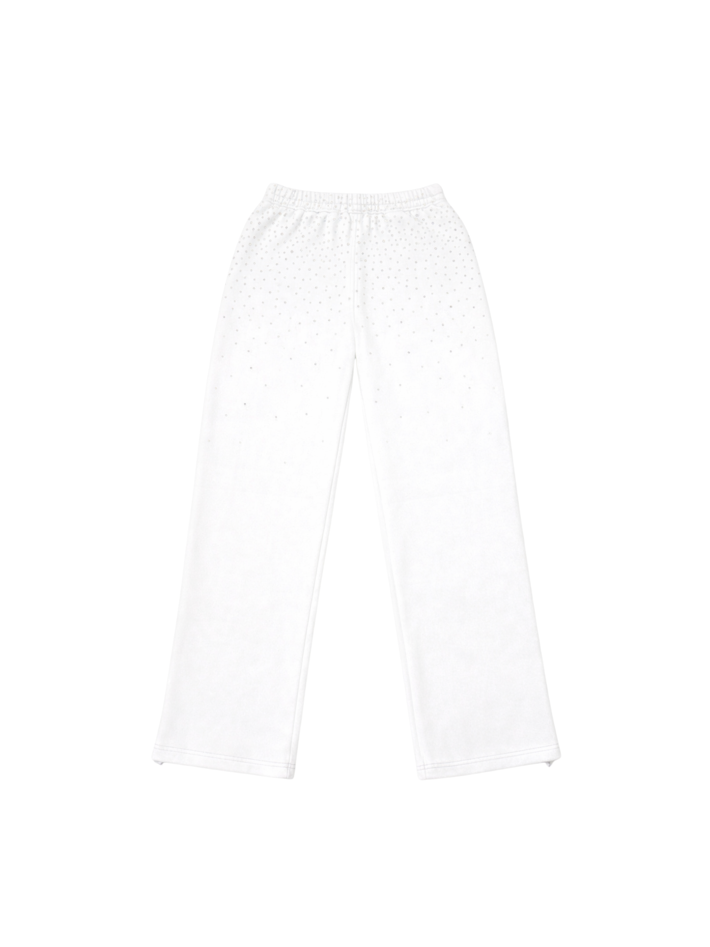 White Rhinestone Sweatpants (PRE-ORDER)
