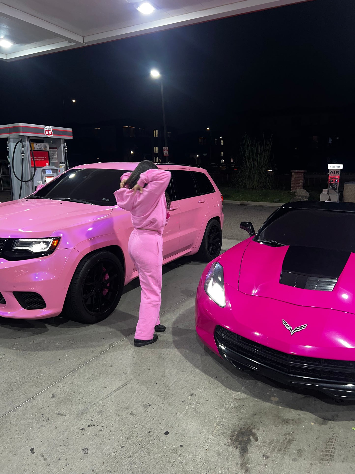 Magenta Crystal Hoodie