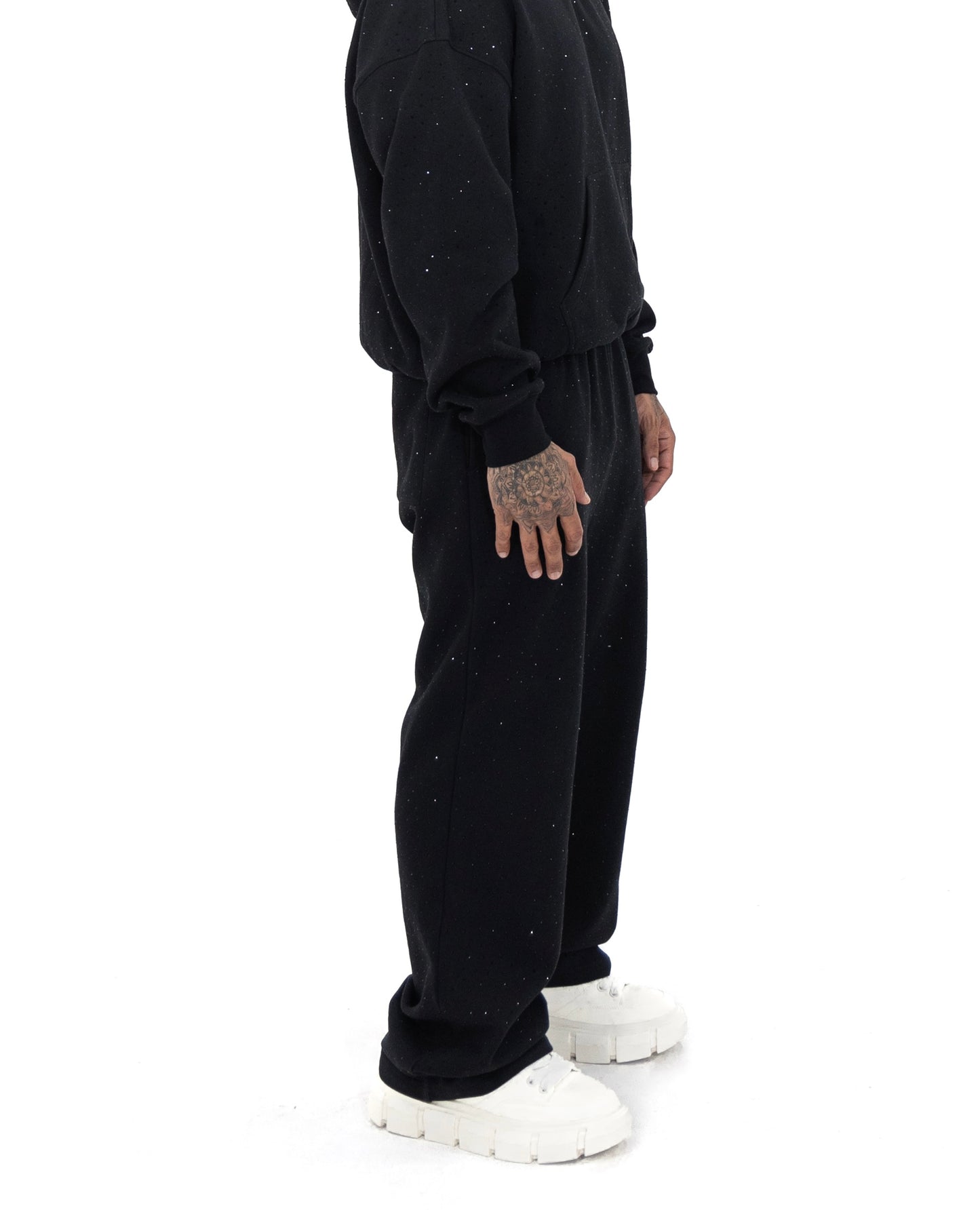 BP Black Rhinestone Sweats| Pre order