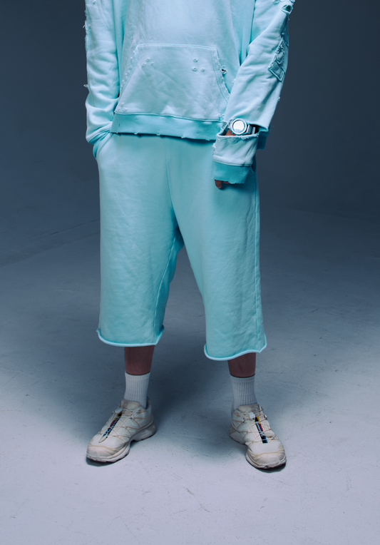 AQUA Distress BP RAW™ Shorts (PRE-ORDER)