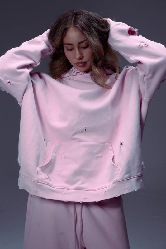 Bubblegum Distress BP RAW ™ Hoodie (PRE-ORDER)