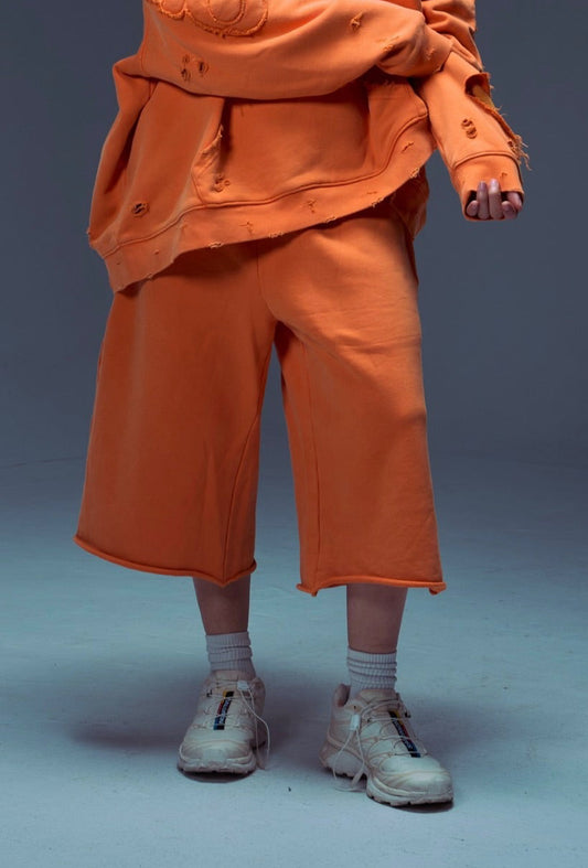 Orange Distress BP RAW™ Shorts (PRE-ORDER)