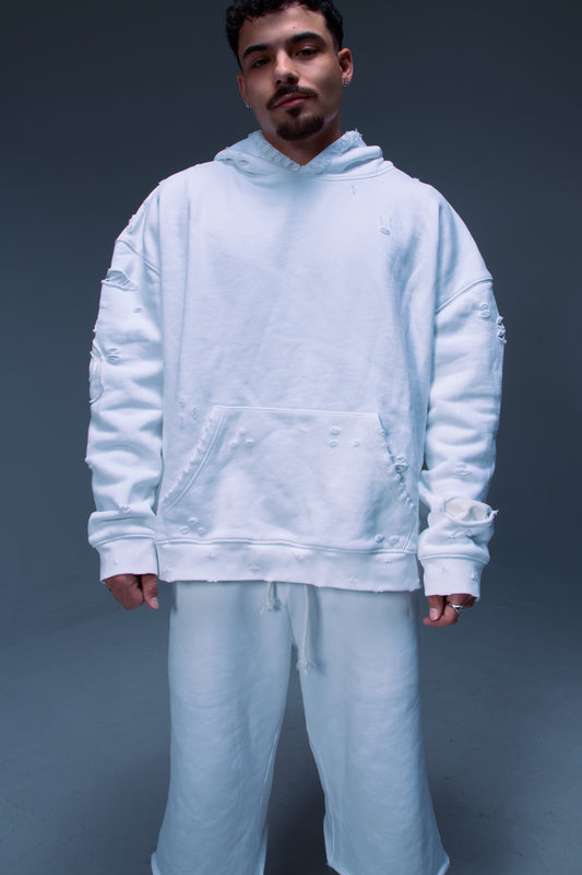 White RAW Hoodie
