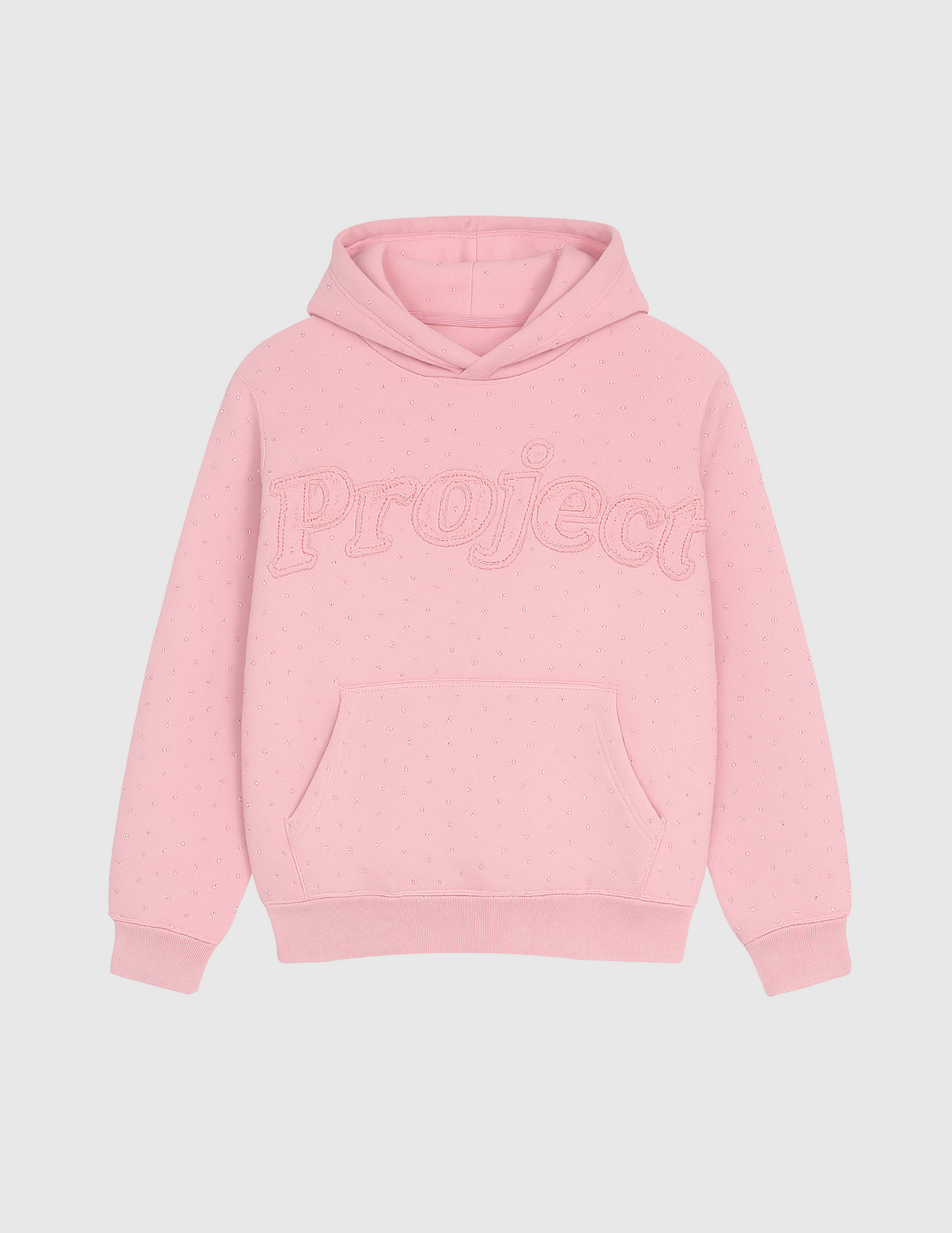 Baby Pink Crystal Hoodie