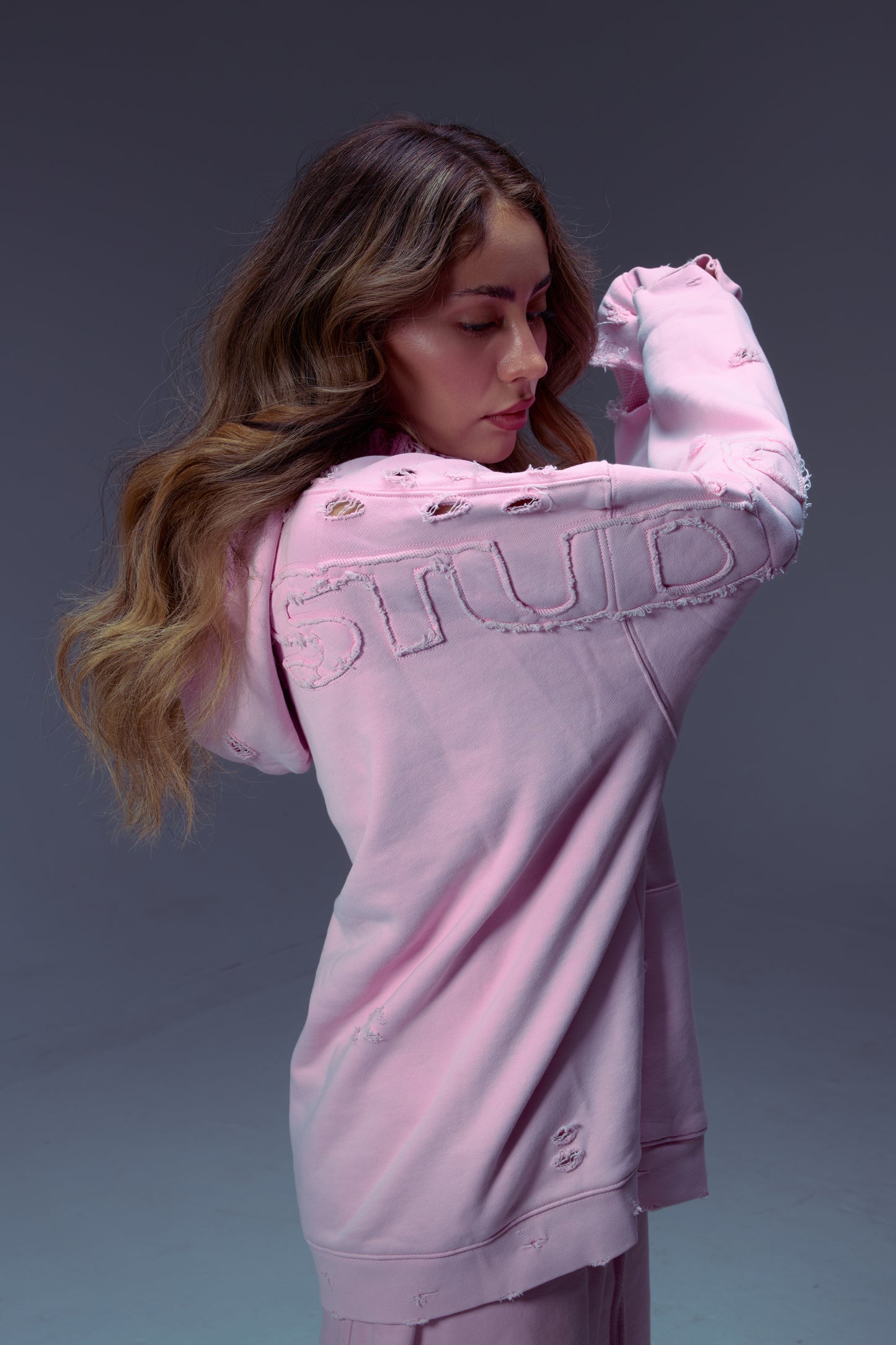 Bubblegum Distress BP RAW ™ Hoodie (PRE-ORDER)