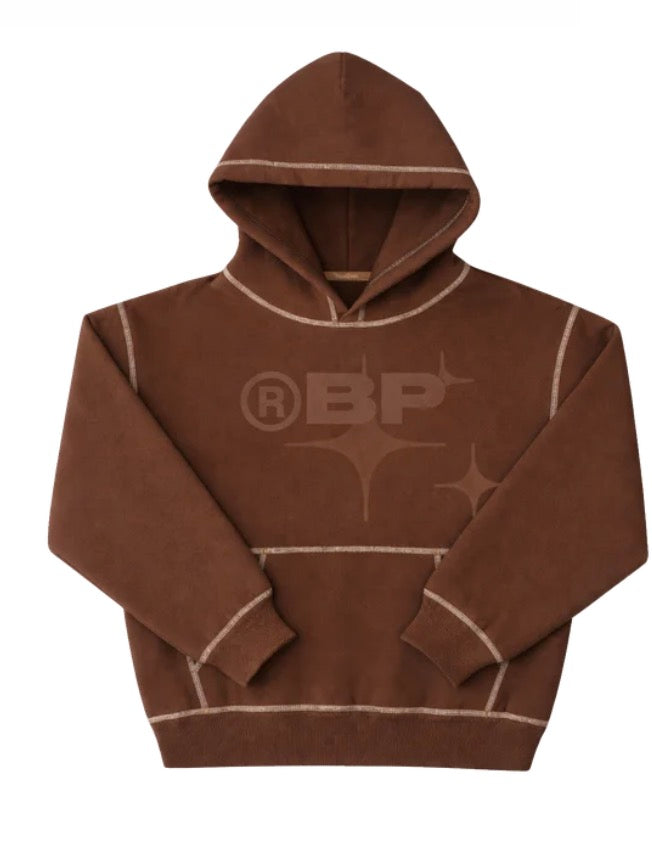 BP Brown Rhinestone Hoodie (PRE-ORDER)