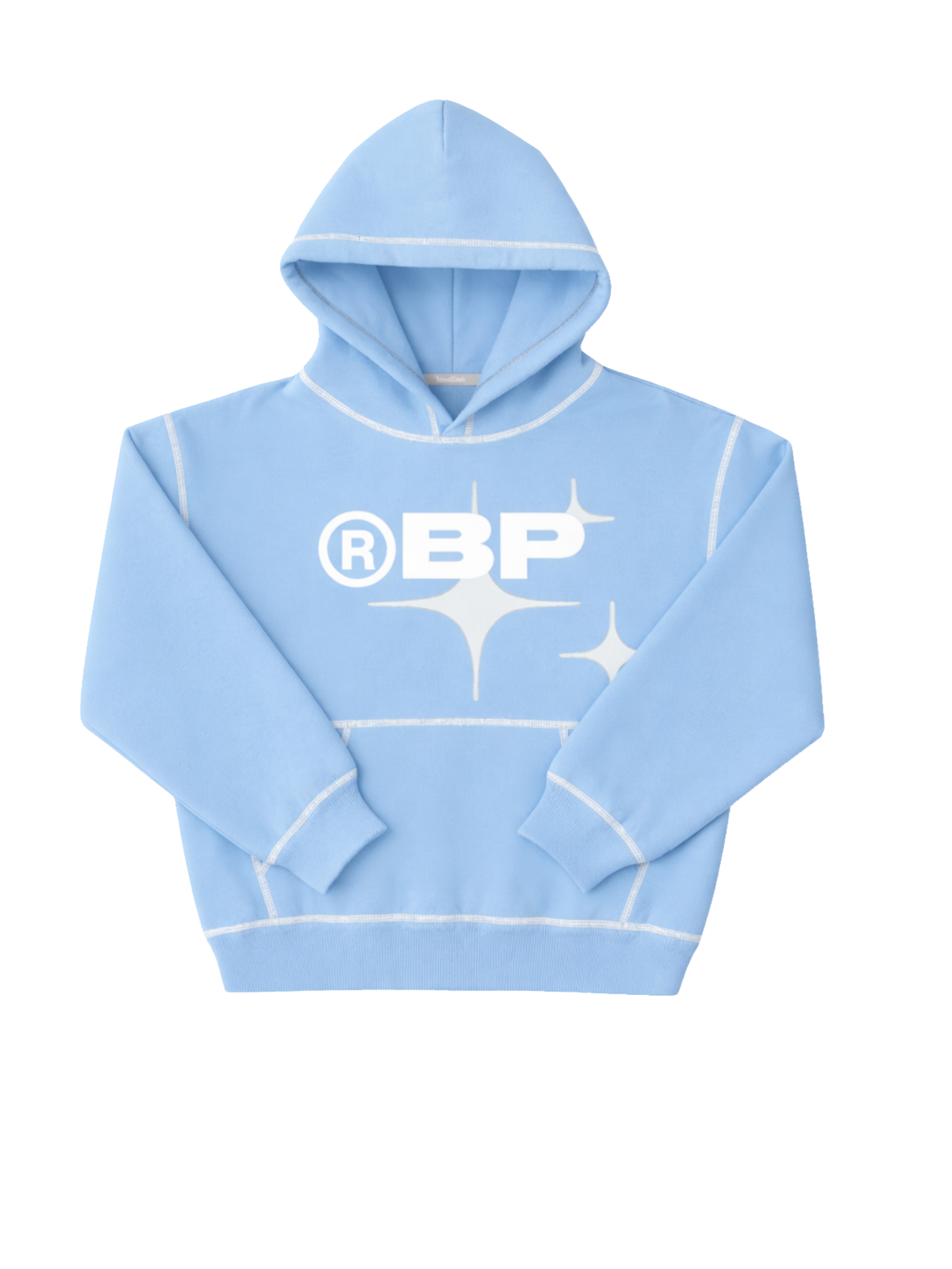 BP Blue Rhinestone Hoodie (PRE-ORDER)