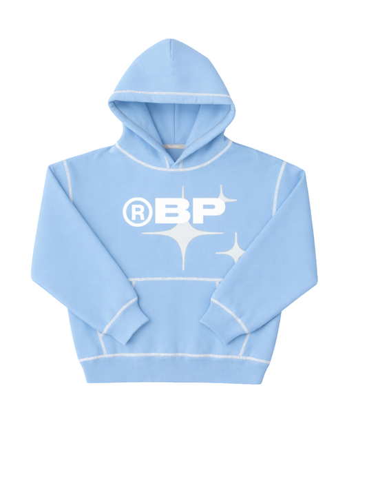 BP Blue Rhinestone Hoodie (PRE-ORDER)