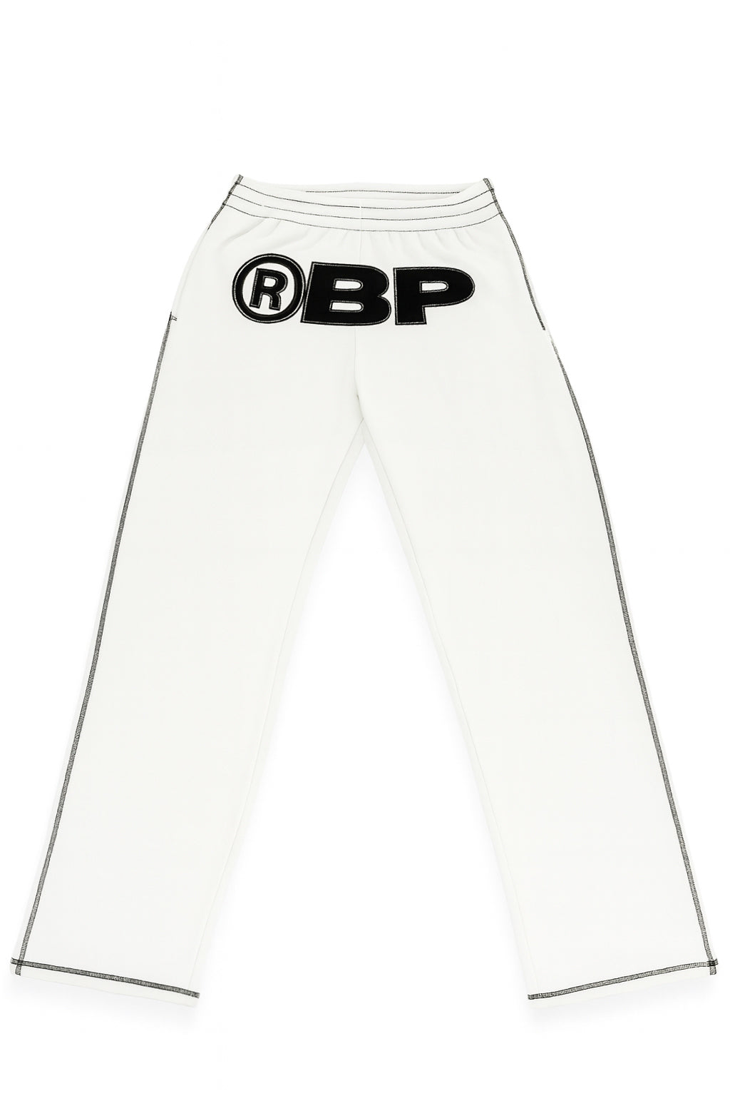 BP White Rhinestone Sweats