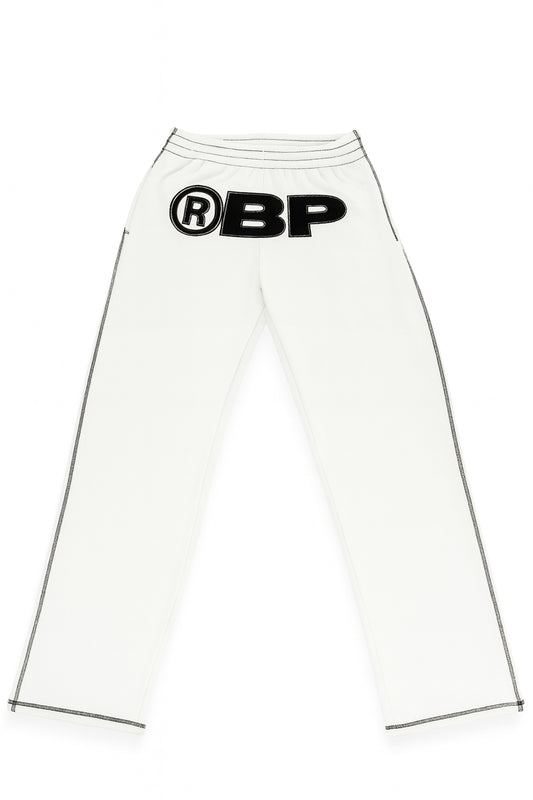 BP White Rhinestone Sweats