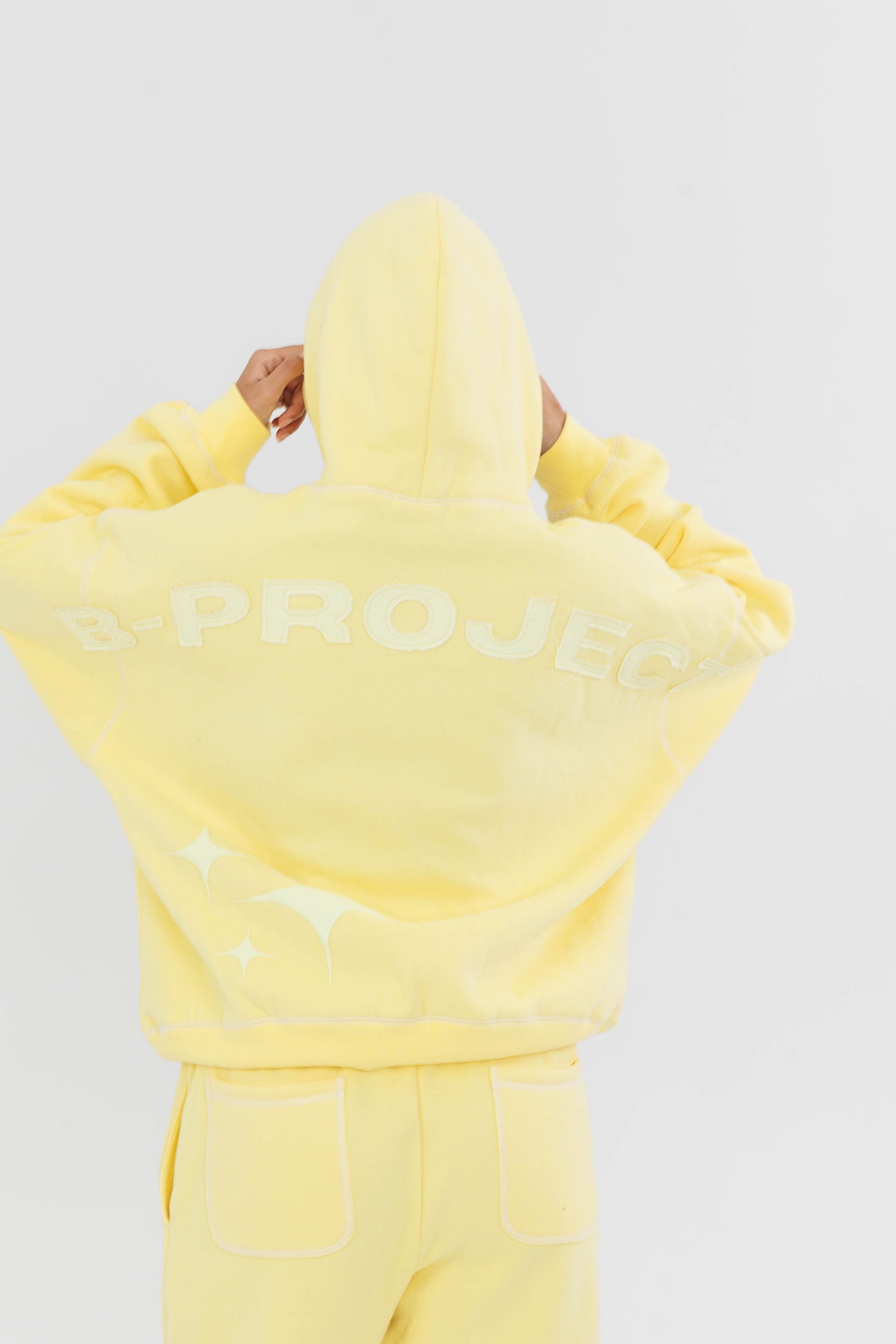 BP Yellow Rhinestone Hoodie (PRE-ORDER)