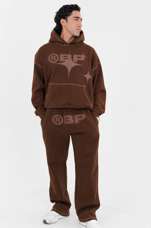 BP Brown Rhinestone Sweatpants