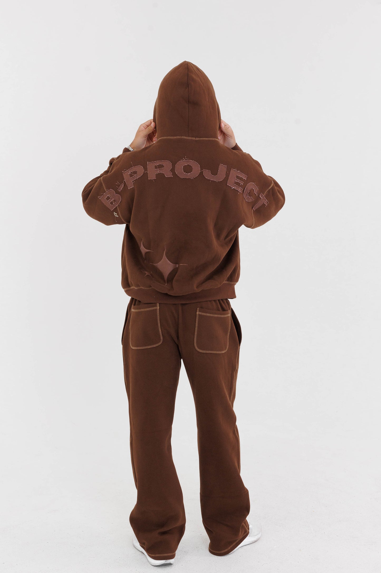 BP Brown Rhinestone Sweatpants (PRE-ORDER)