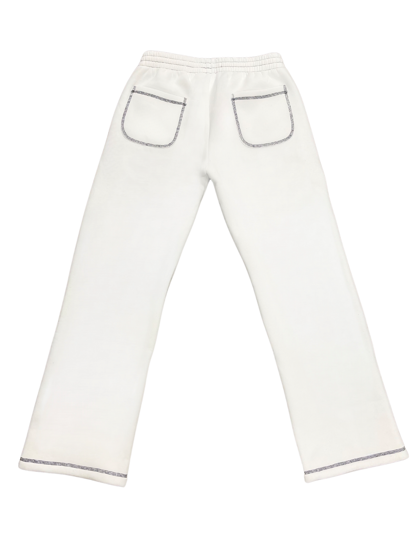 BP White Rhinestone Sweats