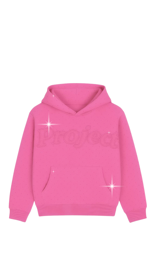 Magenta Crystal Hoodie